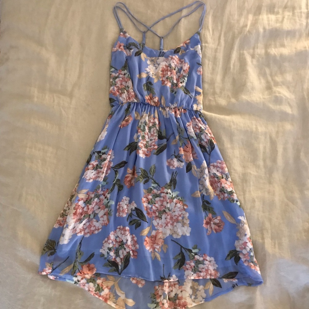 Blue floral Ambercrombie & Fitch dress